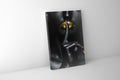 Noir Or-Abstract Gold and Black Wall art- Fine Art-Gold varnish