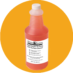 Stera-Sheen Grill Cleaner, Food-Safe, Non-Caustic, Powerful Grill and Griddle Surface Cleaner, Clean Hot Surfaces, 1 x 32 fl oz Bottle